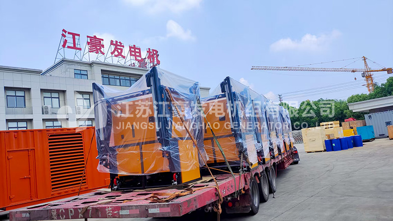 15台30kW江豪自卸式柴油发电机组发货