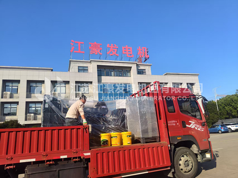 一台400kW上柴动力柴油发电机组发货