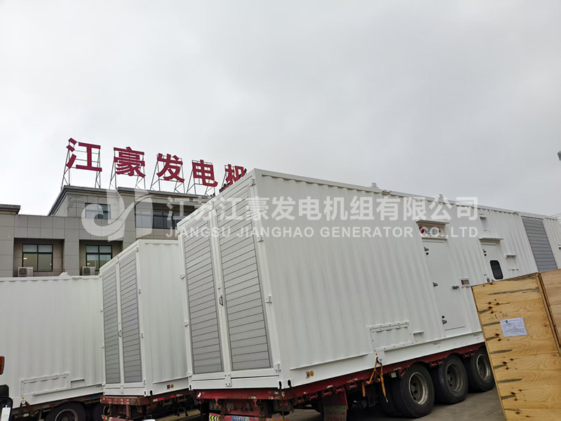 两台2000kW玉柴动力柴油发电机组发货