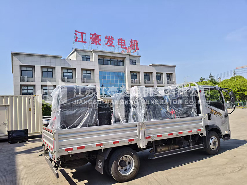 3台75kW玉柴动力柴油发电机组发货